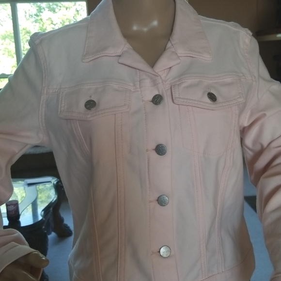 Jessica Simpson Light Pink Lightweight Jacket (Size Large) - Picture 5 of 6
